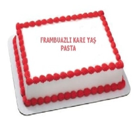 Özel Etkinlikler İçin 15 Kişilik Frambuazlı Yaş Pasta